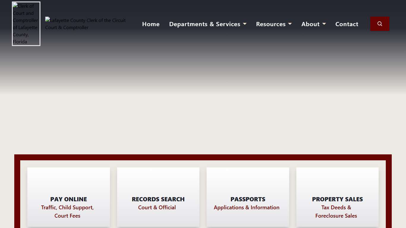 Lafayette County Clerk of Court & Comptroller Steve Land